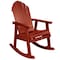 Highwood Usa Hamilton Rocking Chair Outdoor Furniture for Patio, Backyard, Garden AD-RKCH6-RED - alternate 1